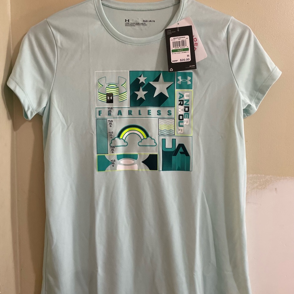 Girls Youth Large Under Armour tee shirt
